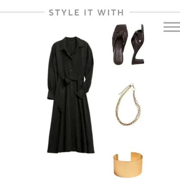 Banana Republic Belted Tencel Shirtdress - Picture 14 of 16